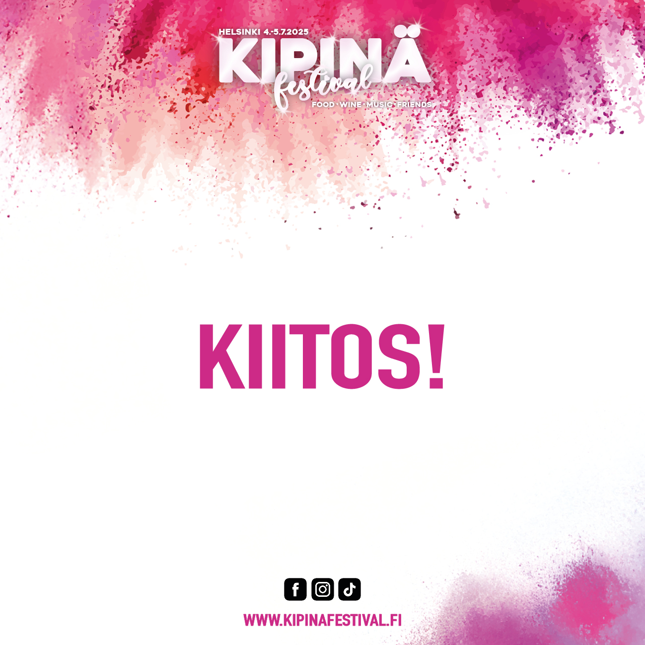 Kiitos!